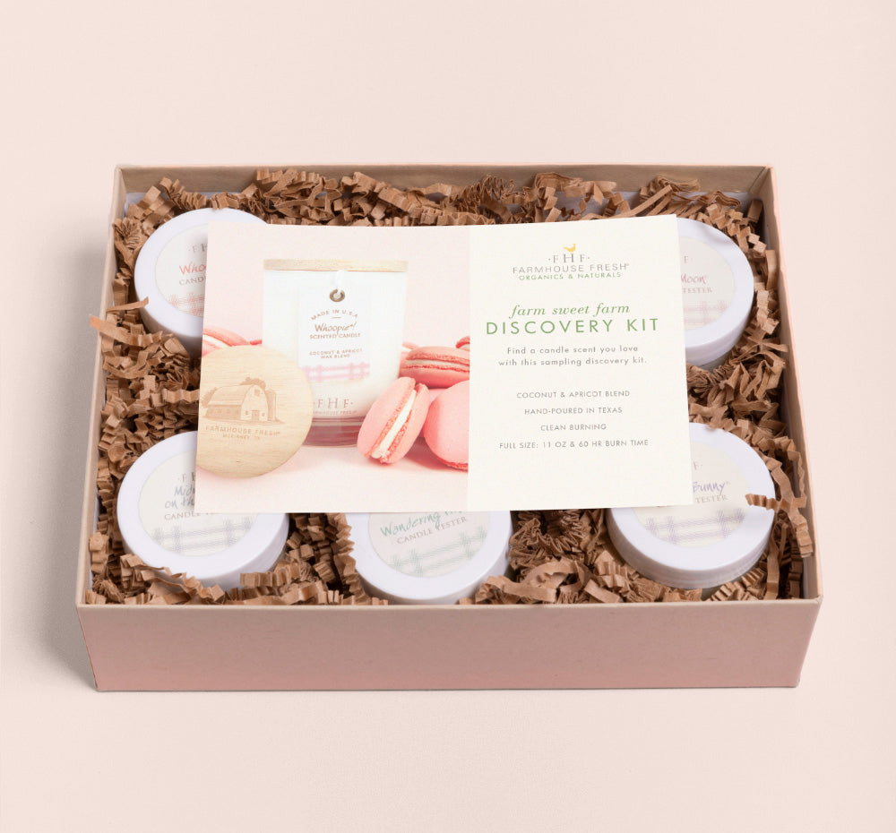 FarmHouse Fresh Candle Discovery Kit in its box