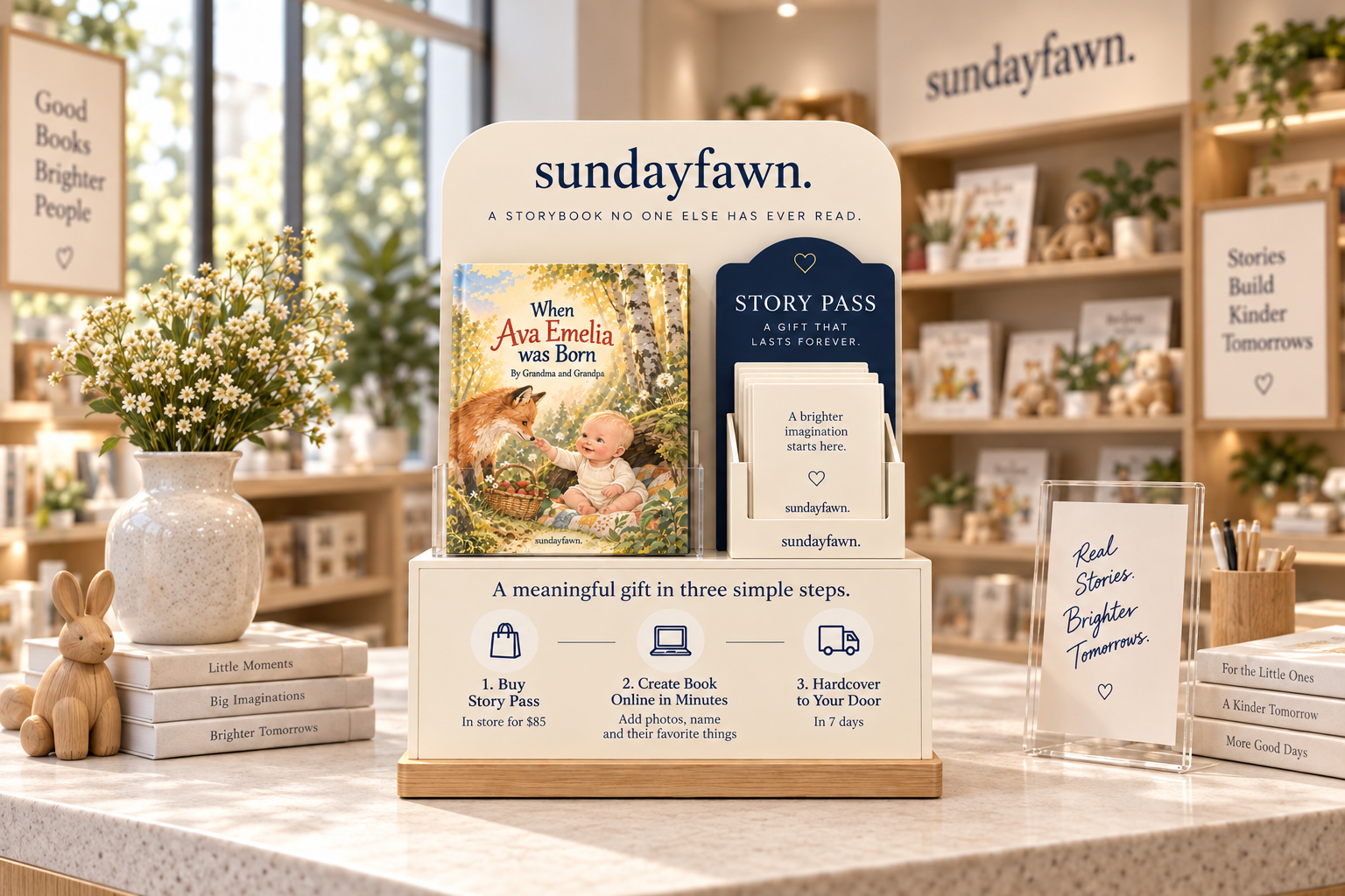 Sundayfawn counter display