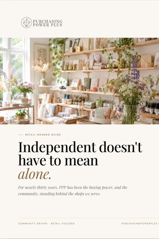 The cover of a guide for shops